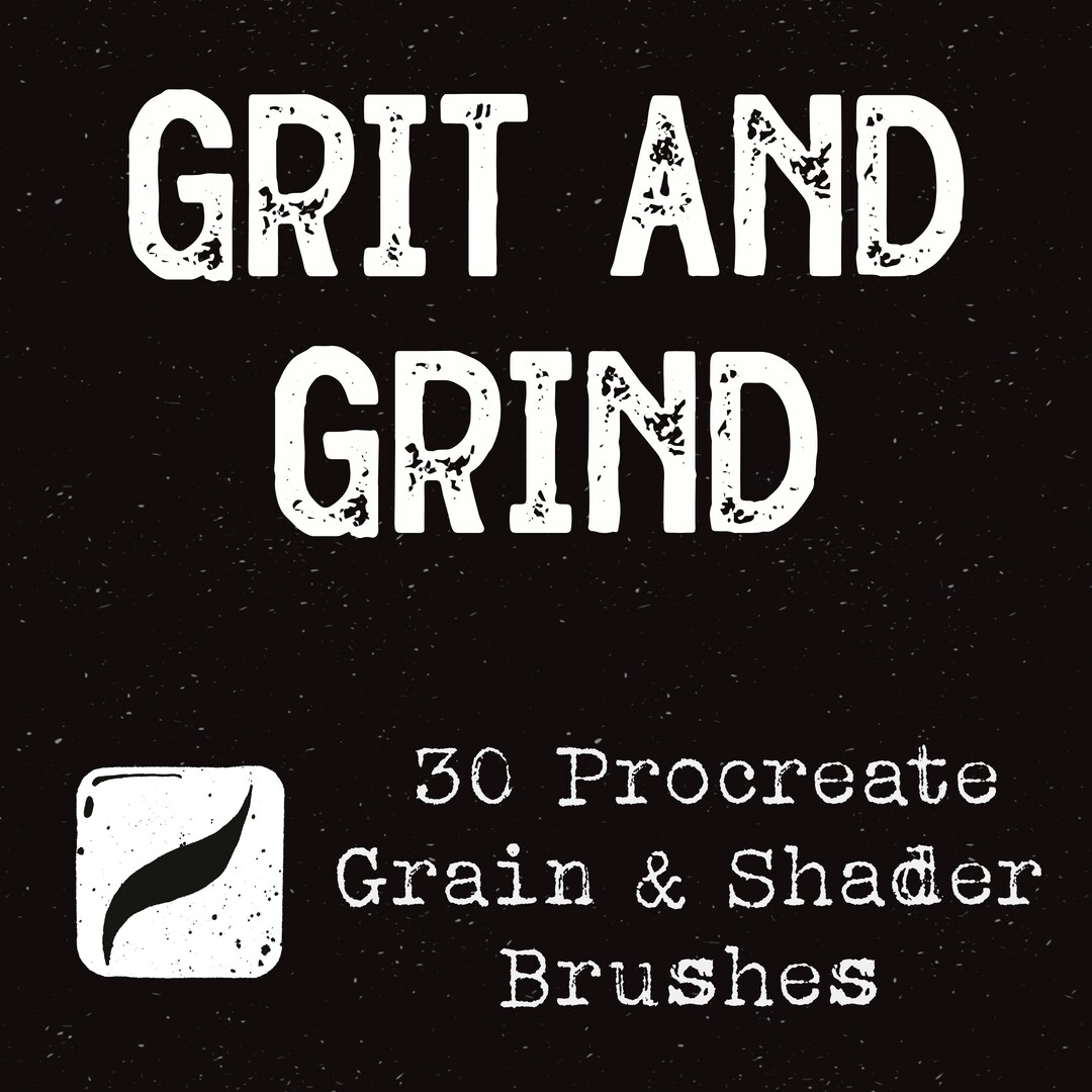 Retro Grain Shader Procreate Brush Set Vintage Texture and Comic Book ...