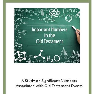Important Numbers in the Old Testament