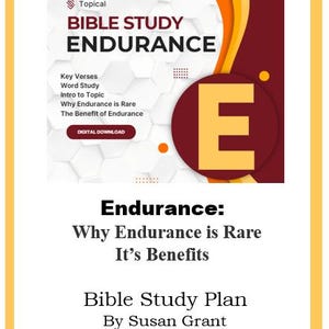 Endurance - Topical Bible Study Guide