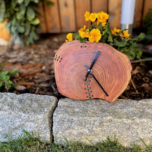 wooden wall clock