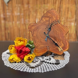 wooden wall clock