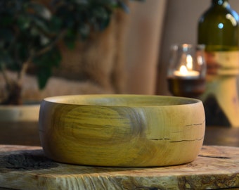 Wooden bowl/bowl made of lime wood (diameter 20 cm)