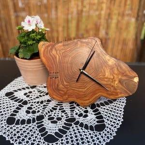 wooden wall clock