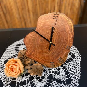 wooden wall clock