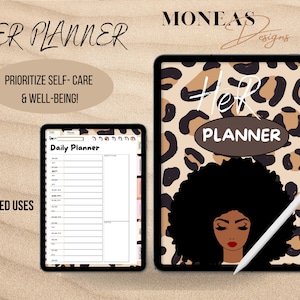 Gepard H.E.R. Planer | 2024 Digitaler Kalender | 2024 Tages, Wochenplaner | iPad Planer | Kalender 2024