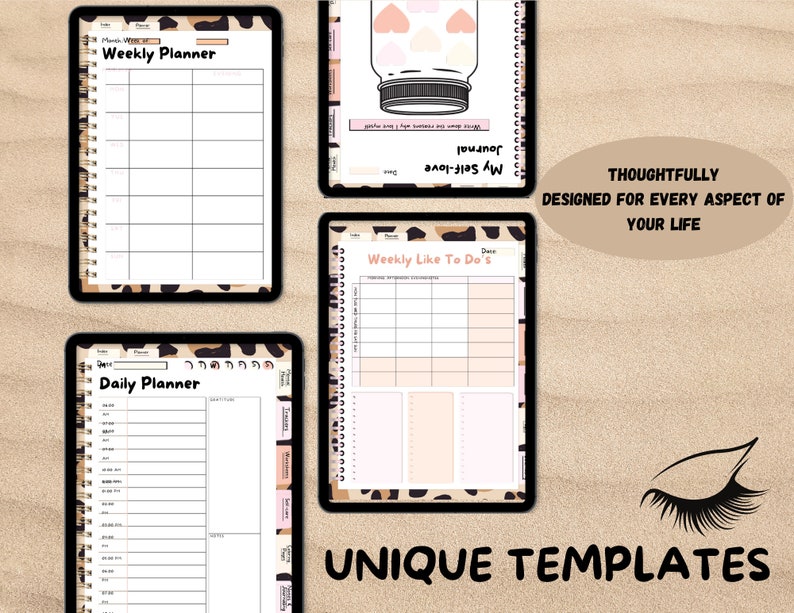 Cheetah H.E.R. Planner 2024 Digital Planner 2024 Daily, Weekly Planner