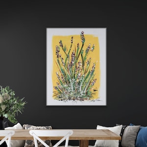 Ocotillo Painting, Wall Decor, Southwest Print, Southwest Art, Southwestern Art