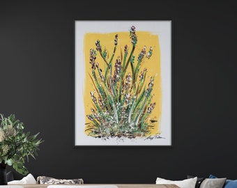 Ocotillo Painting, Wall Decor, Southwest Print, Southwest Art, Southwestern Art