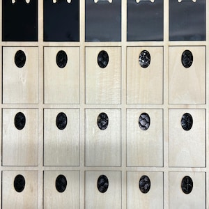Plantilla abridora de botellas con forma de tarjeta de crédito DIY 20 x para la mayoría de los láseres, cortada con láser a partir de madera de 1/8 de pulgada, incluye archivos digitales e instrucciones.
