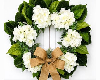 16 inch gorgeous hydrangea wreath
