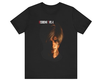 Unisex Tshirt,Leon S. Kennedy Tshirt,Resident Evil 4 Tshirt