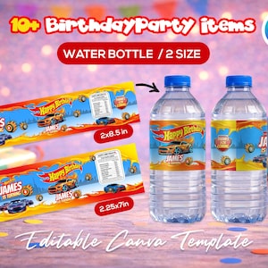 Race car themed birthday party favor bundle with printable labels and wrappers for kids’ snacks, toy car favors and party decorations. Designed for car-themed birthdays and racing-style celebrations.