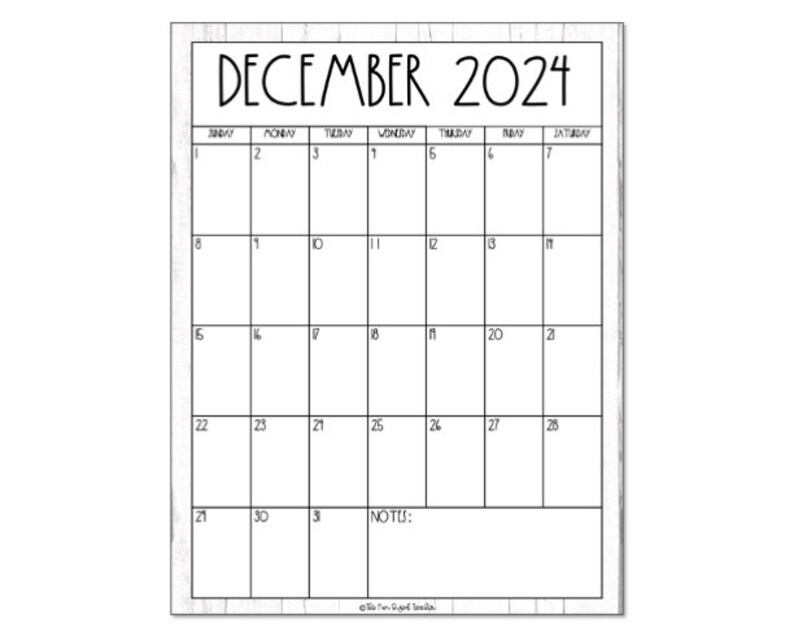 20232024 Rae Dunn Inspired Calendar Etsy