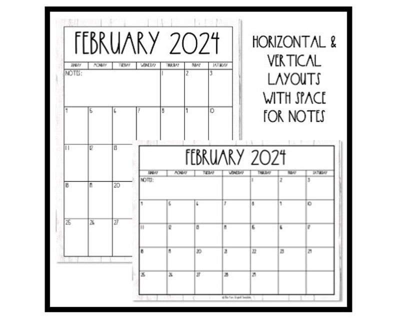 20232024 Rae Dunn Inspired Calendar Etsy