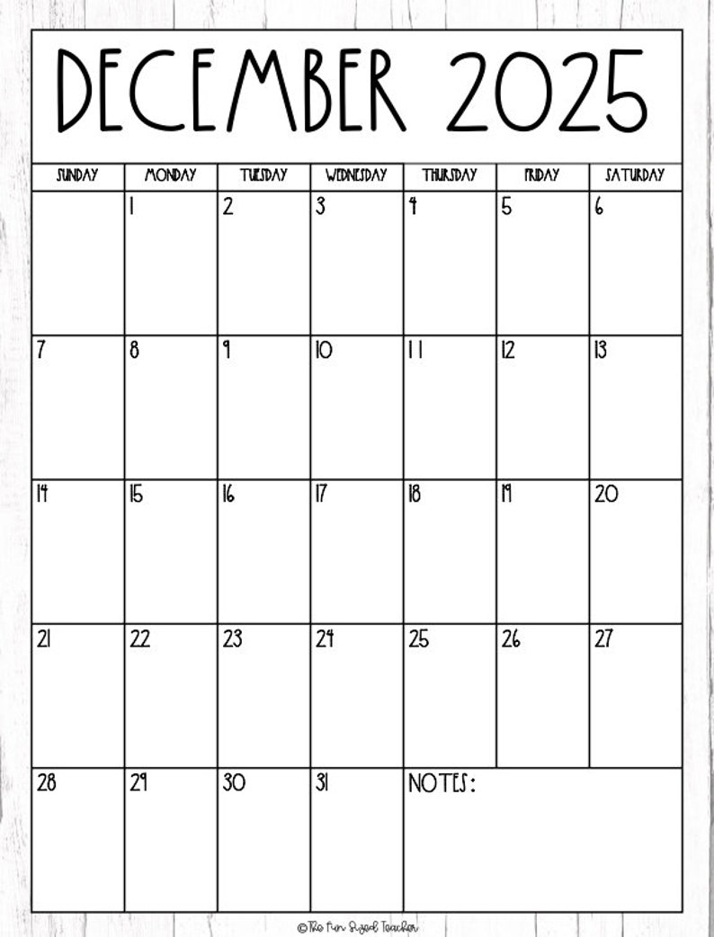 2025 2026 Rae Dunn Inspired Calendar Etsy