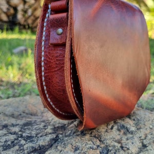 Mini Bag  - Leather Bag - Colored Leather- Handmade Custom Bag