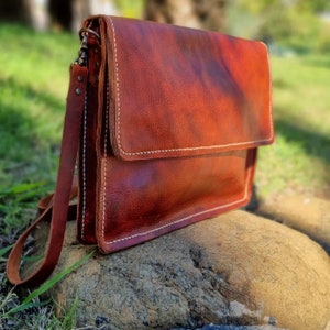 Pasta - Bolsa para laptop - Bolsa de couro - Bolsa de negócios - Bolsa de couro real - Bolsa de grife