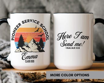 Custom Pioneer Service School Mug Pioneer Service School Gifts Mug for Student 2026 Gifts JW Baptism Gift JW Anniversary Gifts Pioneer Mug