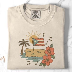 Puerto Rico Concert Shirt, Puerto Rico Tshirts, Puerto Rico Shirts, Gift For Fan, Puerto Rican shirt, Boricua Shirt, Concert Shirt Fan Shirt Ivory
