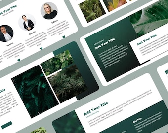 Modern Presentation Template Bundle | Canva & PowerPoint Slides