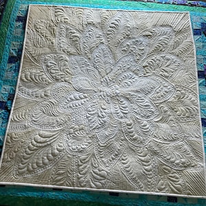 Dream Big Panel Quilted Wall Hanging in Beige