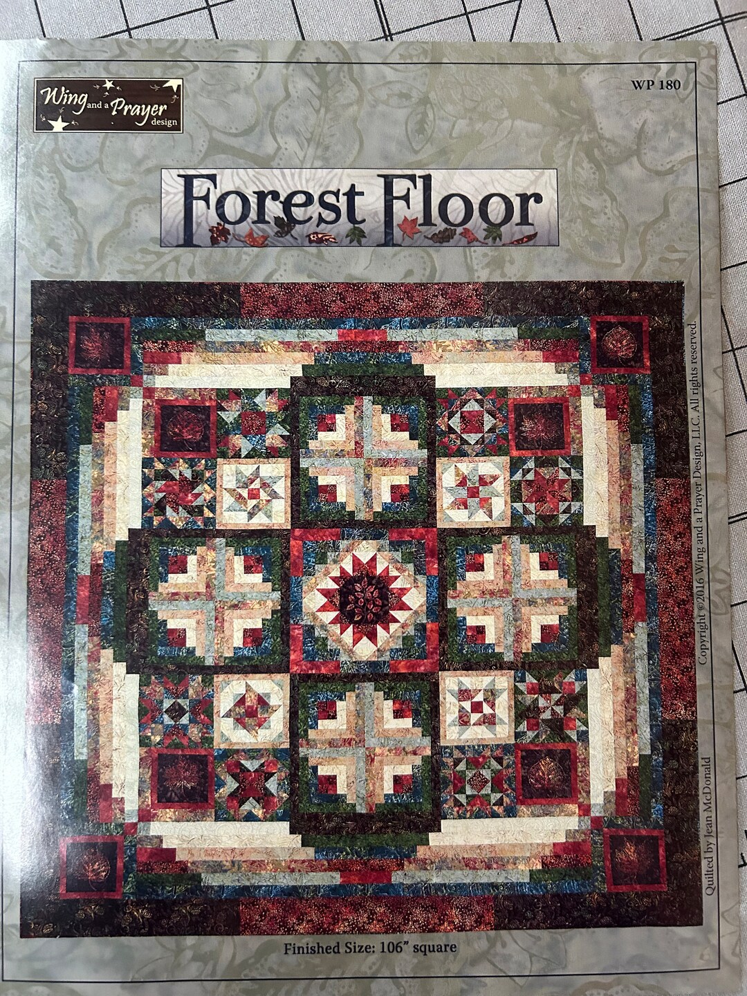 King Size Quilt Kit Forest Floor by Wing and A Prayer Design Etsy