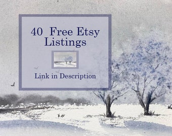 40 free listings on etsy, new etsy shop, Get 40 Free, free etsy listing, free listings