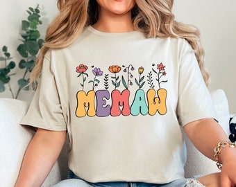 Memaw T-Shirt, Grandma Shirt, Mothers Day Shirt, Gift For Grandma , Memaw Era Shirt, Gift For Her, New Mom Gift