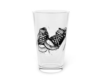 Trendy Shoes Pint Glass, 16oz