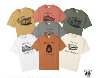Outdoor Adventure Family Camping Bundle T-shirt, Camp Tees Collection, Nature Lover Gift, Camping Trip Apparel, Unisex Camping Shirt
