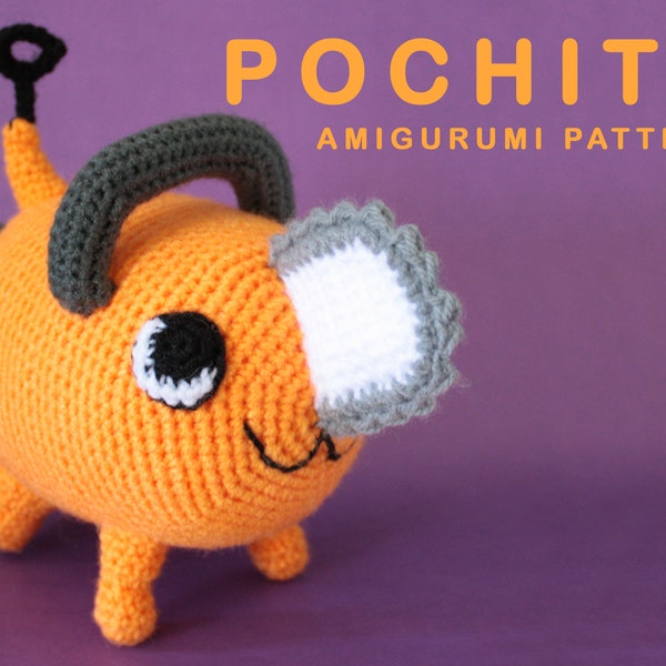 Pochita amigurumi pattern