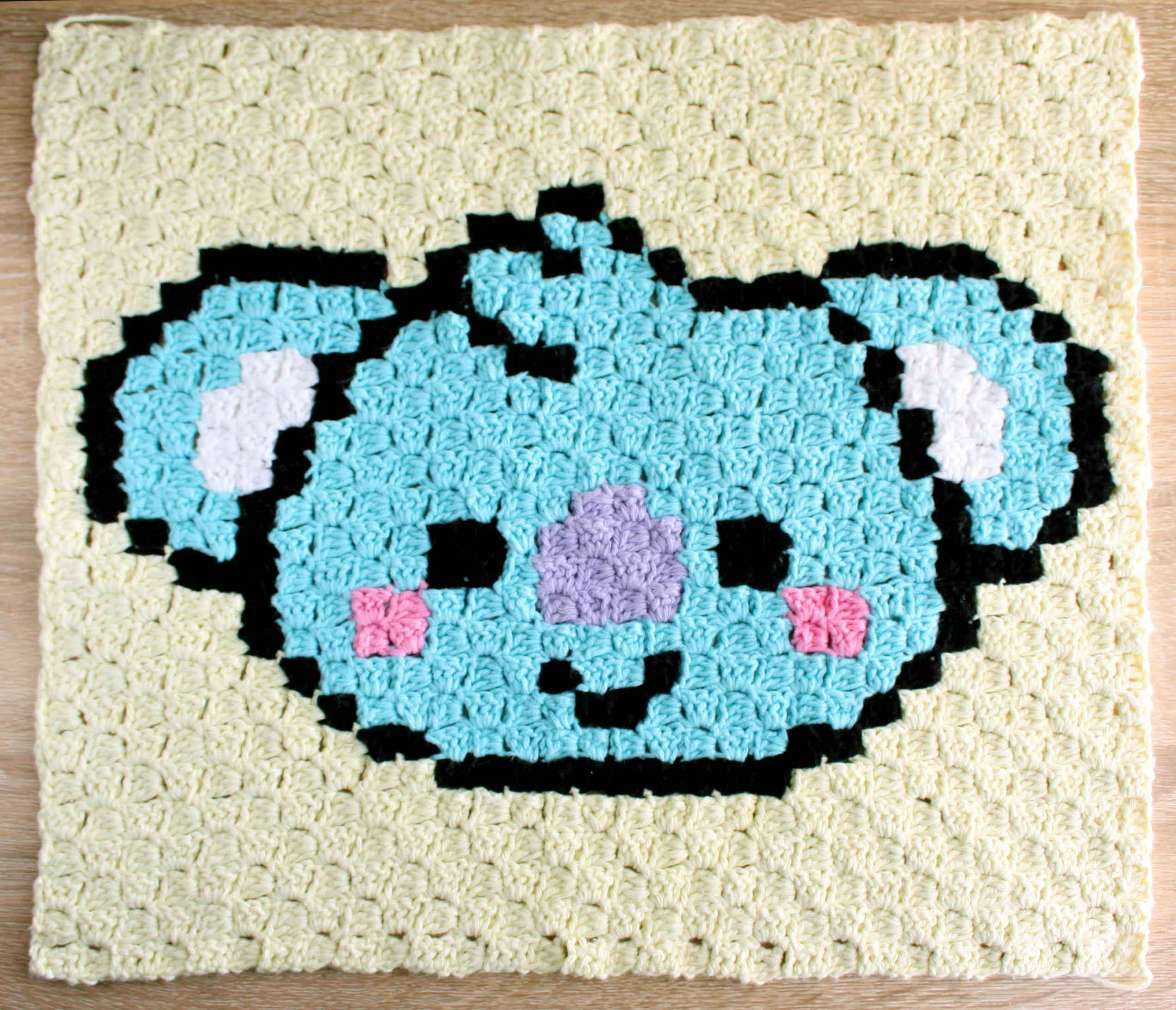 Baby BT21 Graphic Bundle Pattern (crochet- Tapestry - C2C) - Etsy