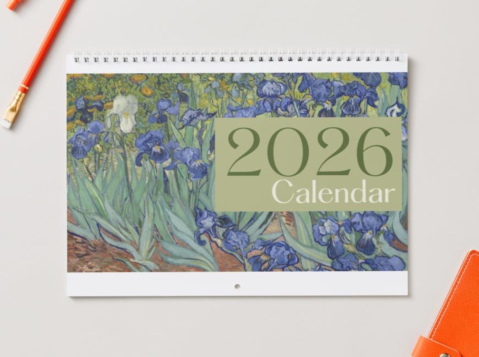 2026 Van Gogh Calendar Printable Wall Calendar Fine Art