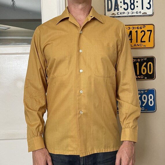 60s〜 donegal vintage open collar shirt Donegal 60s Open Collar Shirt gray | eBay