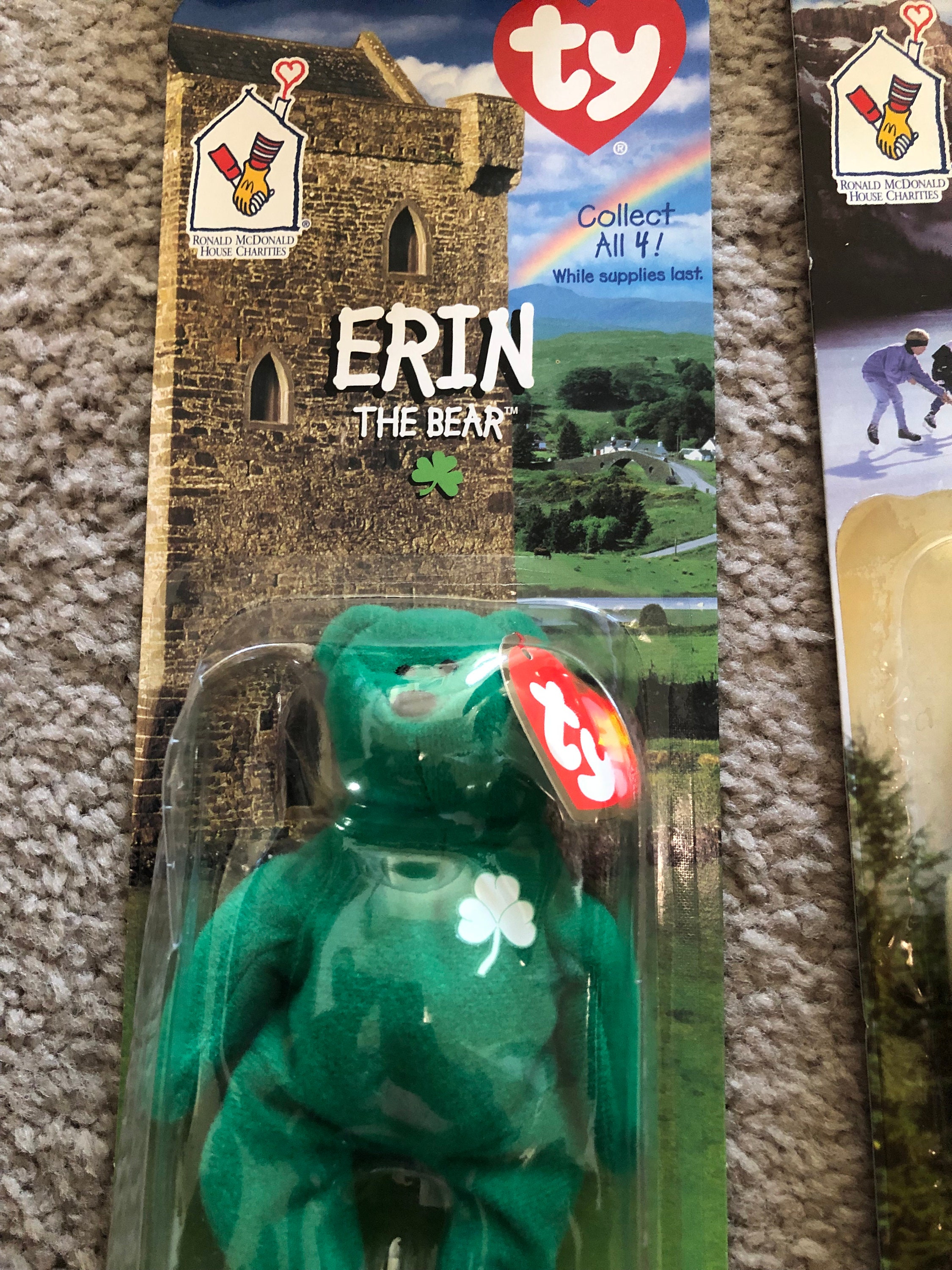 RARE Mcdonalds the Bear Ty Beanie Baby Collection, Boxed & Never Opened ...