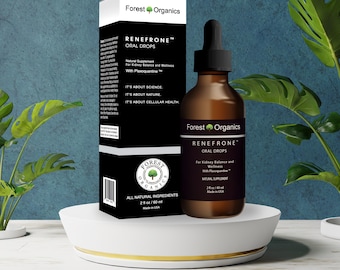 Renefrone: Optimize Kidney Health, Kidney Infection - Supplement Break Kidney Stones, Purifies Urinary Tract & CKD Natural Kidney Cleanse