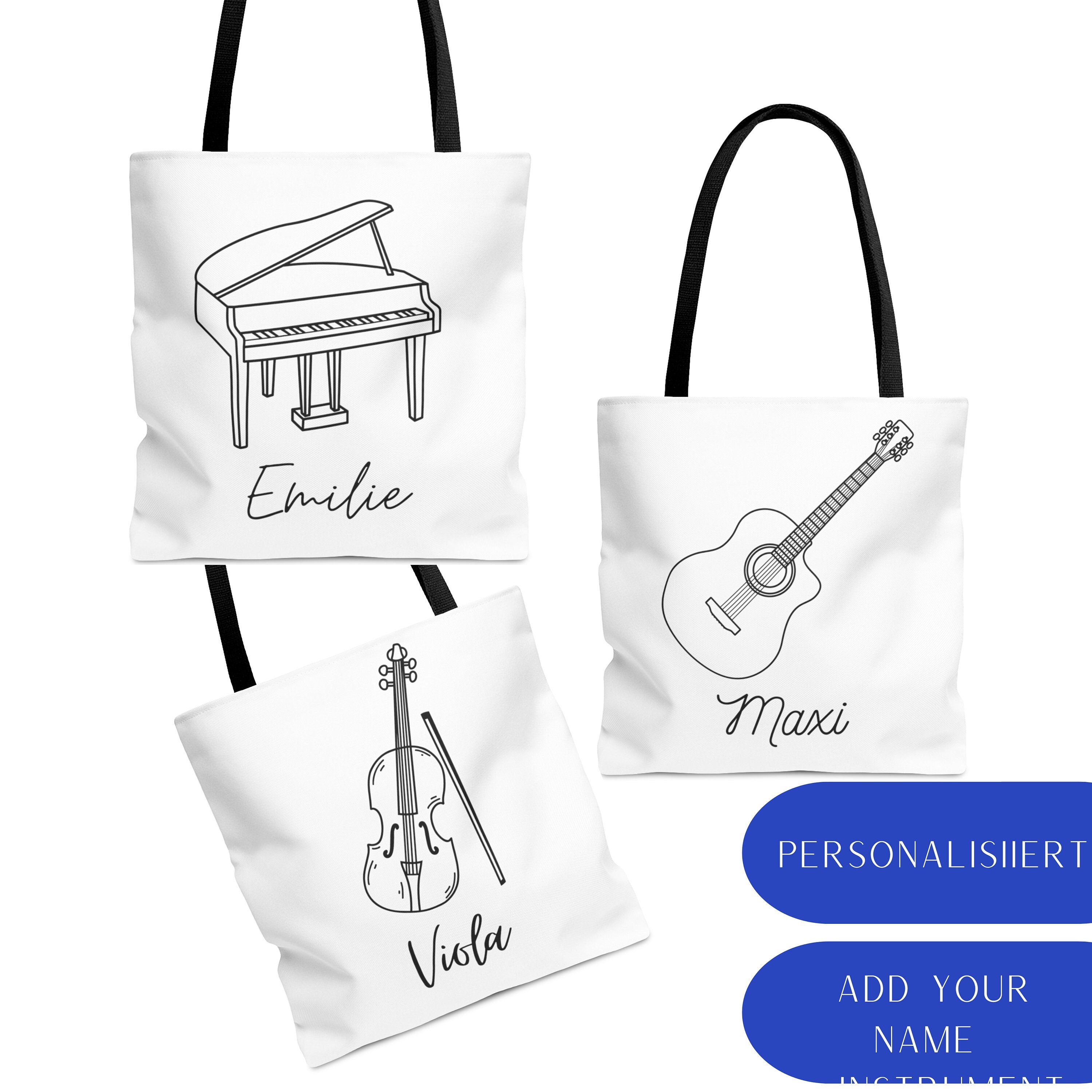 Handytasche / Brillentasche Notenlinien - Geschenke für Musiker