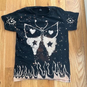 Butterfly Bleach Tee Shirt