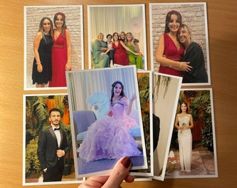 4x6'' 8 Pcs Classic Matte Photo Prints, Digital Print, Matte Photo Print, Digital Photo Print, Photo Prints, Anniversary Gifts, Classic Card