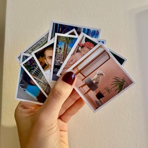 2,3 x 2,3'' 78 stuks minifotoprints, mini digitale prints, mini vierkante foto, mini digitale fotoprint, minifotoprints, kerstcadeaus
