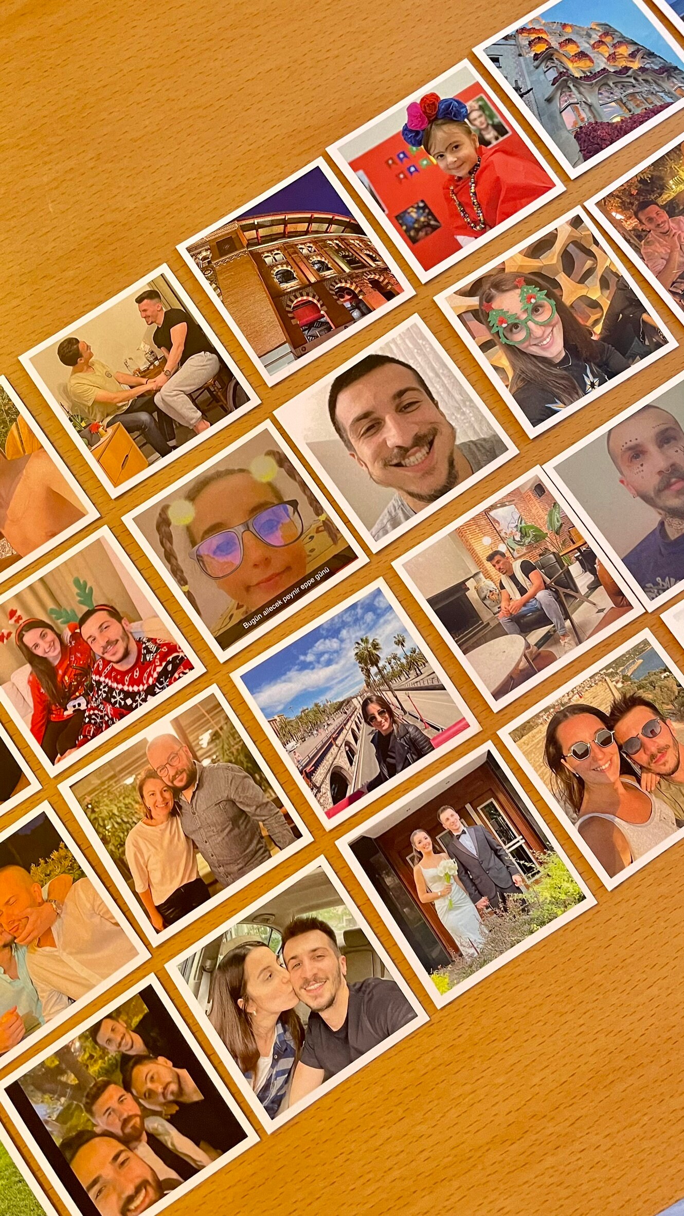 2.3 X 2.3'' 78 Pcs Mini Photo Prints, Mini Digital Prints, Mini