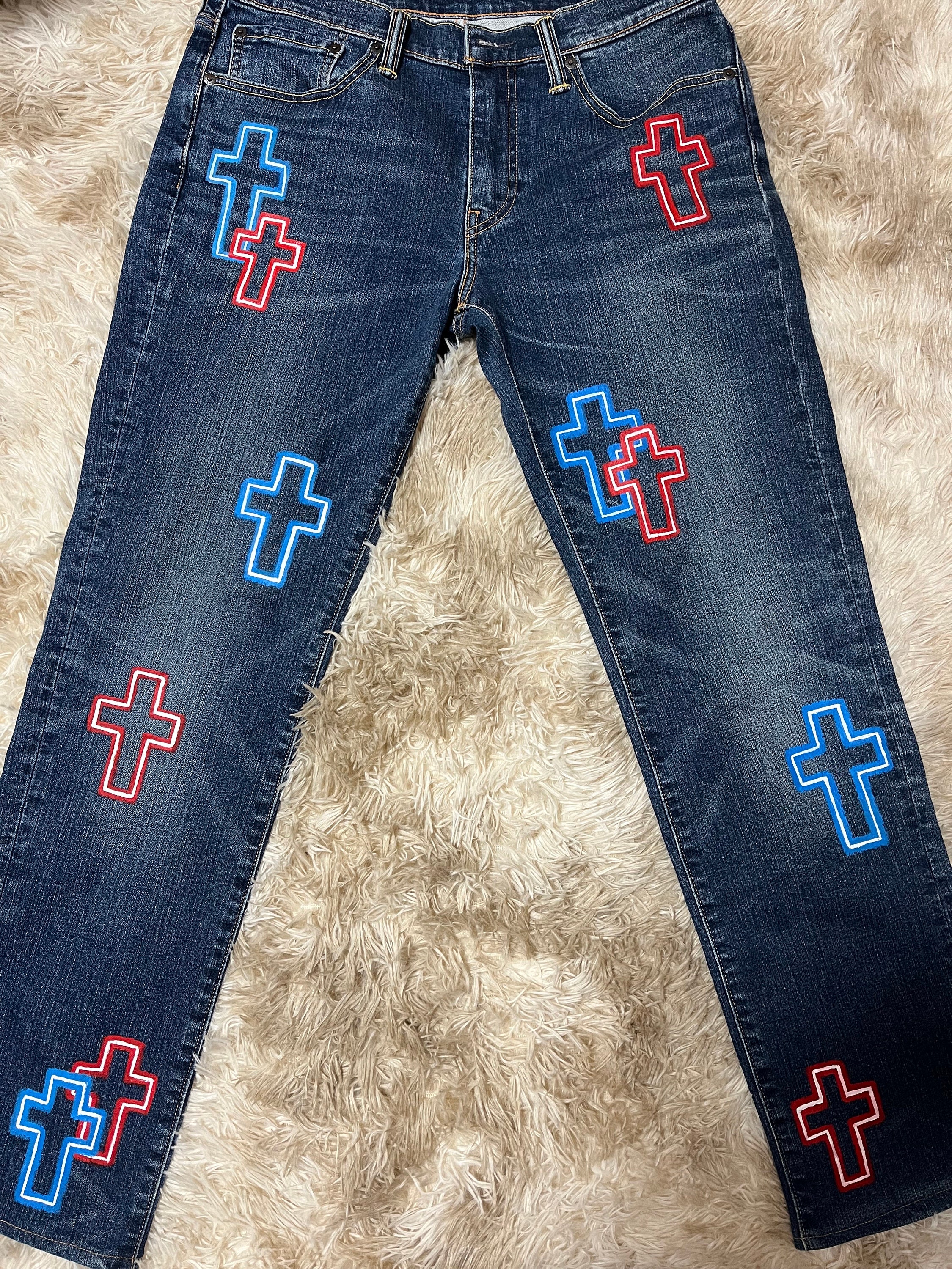 Chrome Hearts Jeans for Men DM FOR 20% OFF 