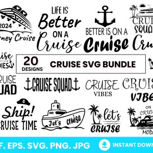 Cruise svg bundle, Cruise png bundle, Cruise shirt bundle, Cruise clipart, Anchor svg, Boat svg, Ship svg, Cruise Squad Svg, Vacation Svg
