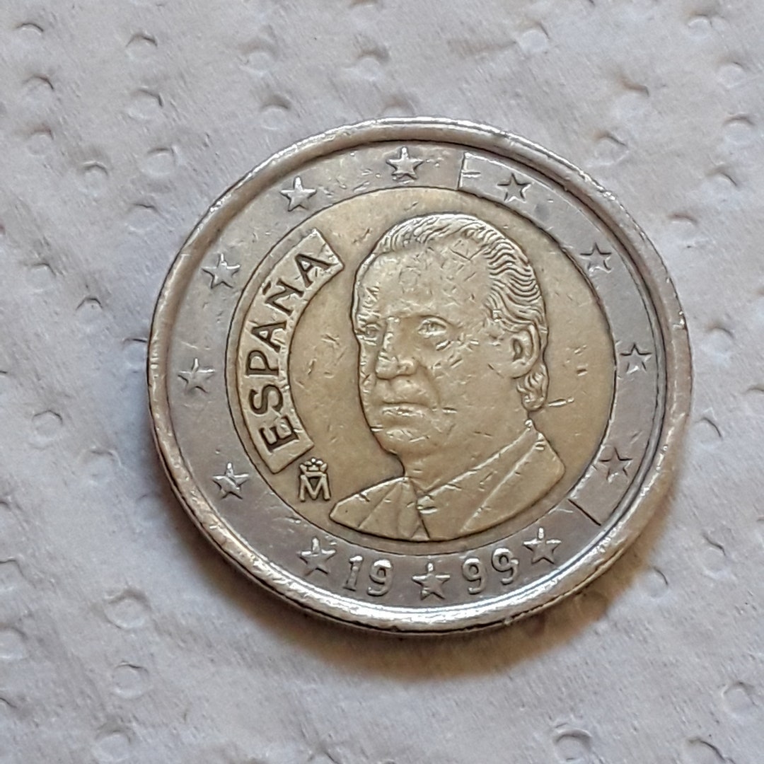 2 Euro Coin Of King Juan Carlos Spain 1999 Etsy 2-euro-coin-of-king-juan-carlos-spain-1999-etsy