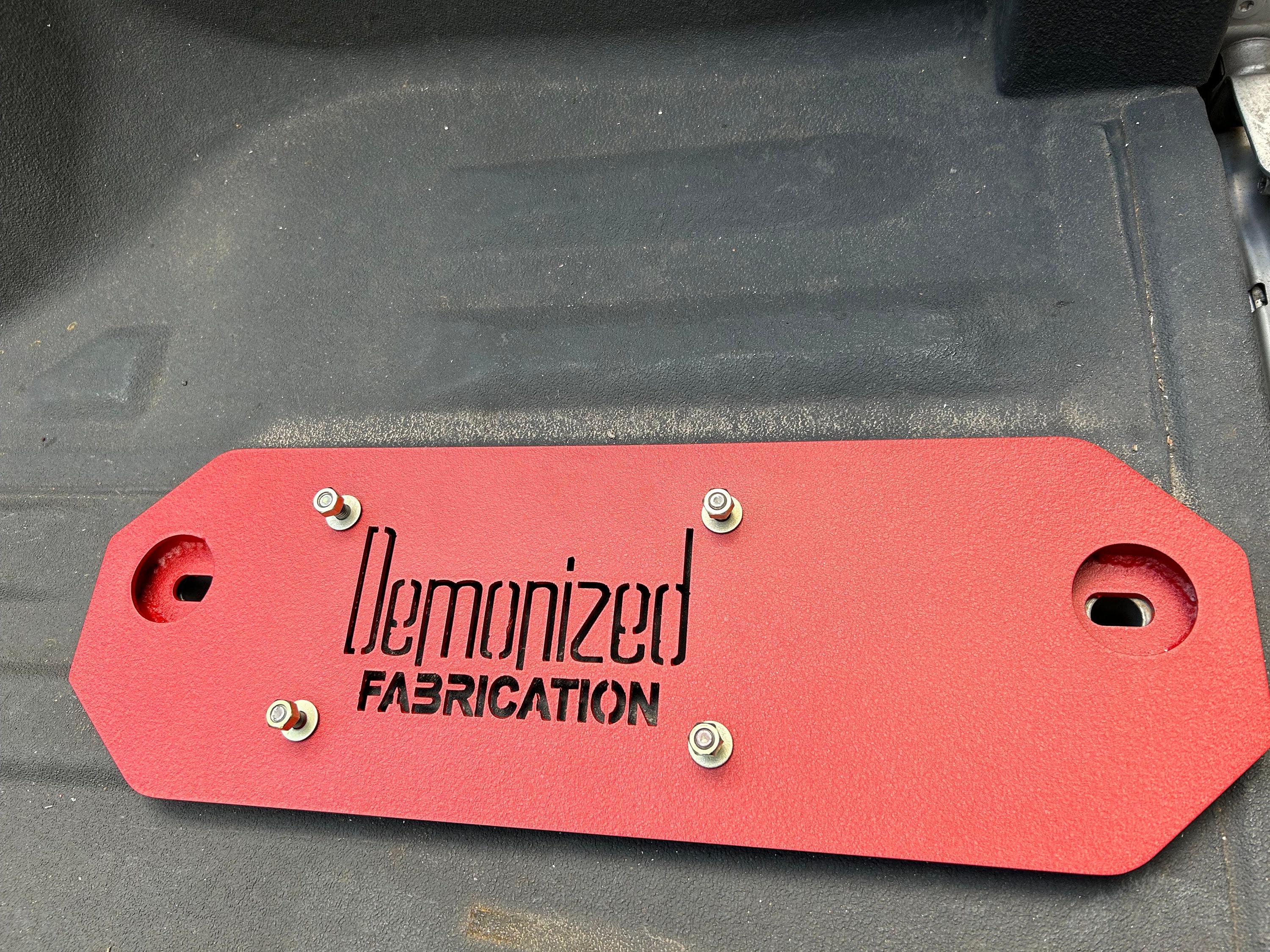 Passenger side Tundra Mount base plate for Demonized Fab  Badlands and Pro eagle Jack Mounts (Jack Mount Sold Separately)