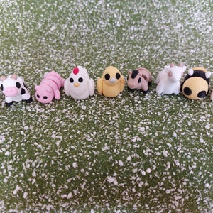 Adoráveis animais de estimação de bolso – Mini brinquedos articulados de animais impressos em 3D – Brinquedos fofos e companheiros de mesa – Colecione todos eles