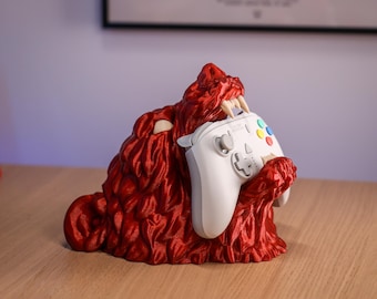 Bear Head Controller Stand: 3D Printed Controller Holder for Xbox, PlayStation & Switch – Gravity Grip Wall or Desk Mount