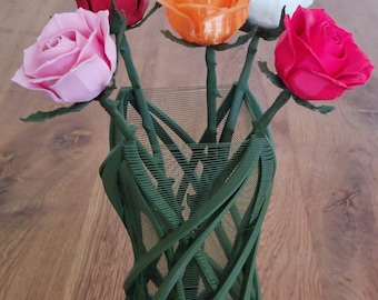 3D Printed Rose: Everlasting Floral Art, Custom Colors