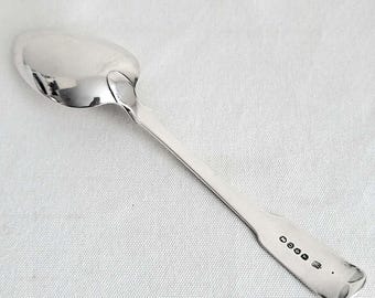 Georgian Sterling Silver Serving Spoon, Fiddle Pattern, London 1809, Antique