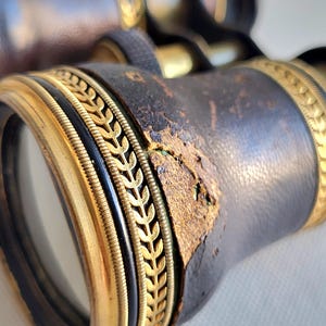 Ancienne Paire De Jumelles Lemaire Fabricant Paris – France – Avec étui